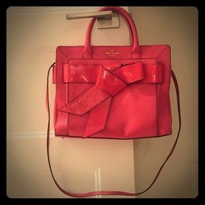 Kate Spade pink bowed bag